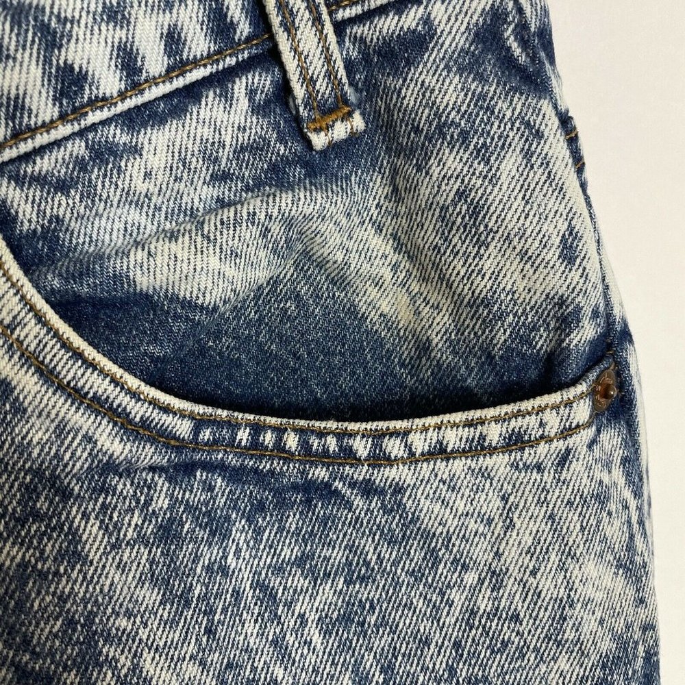 Vintage 90's Levi's Jeans Mens 33 Acid Wash Made In USA Denim Cotton Tapered - Picture 6 of 12
